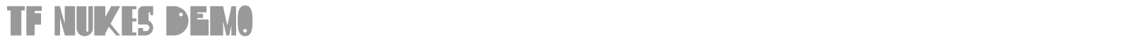 TF Nukes font preview